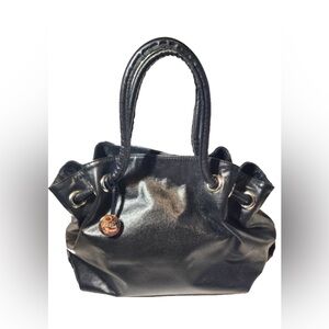 Furla Black Handbag - EUC